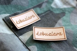 Metka z ekoskóry Łobuziara