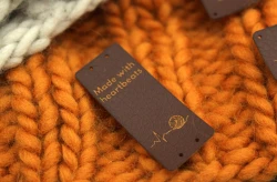 Metka Made with heartbeats brąz składana